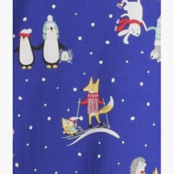 Secret Treasures Women’s LS Pajama Set Blue Animal Print Size Small (4-6) NEW - Picture 5 of 10